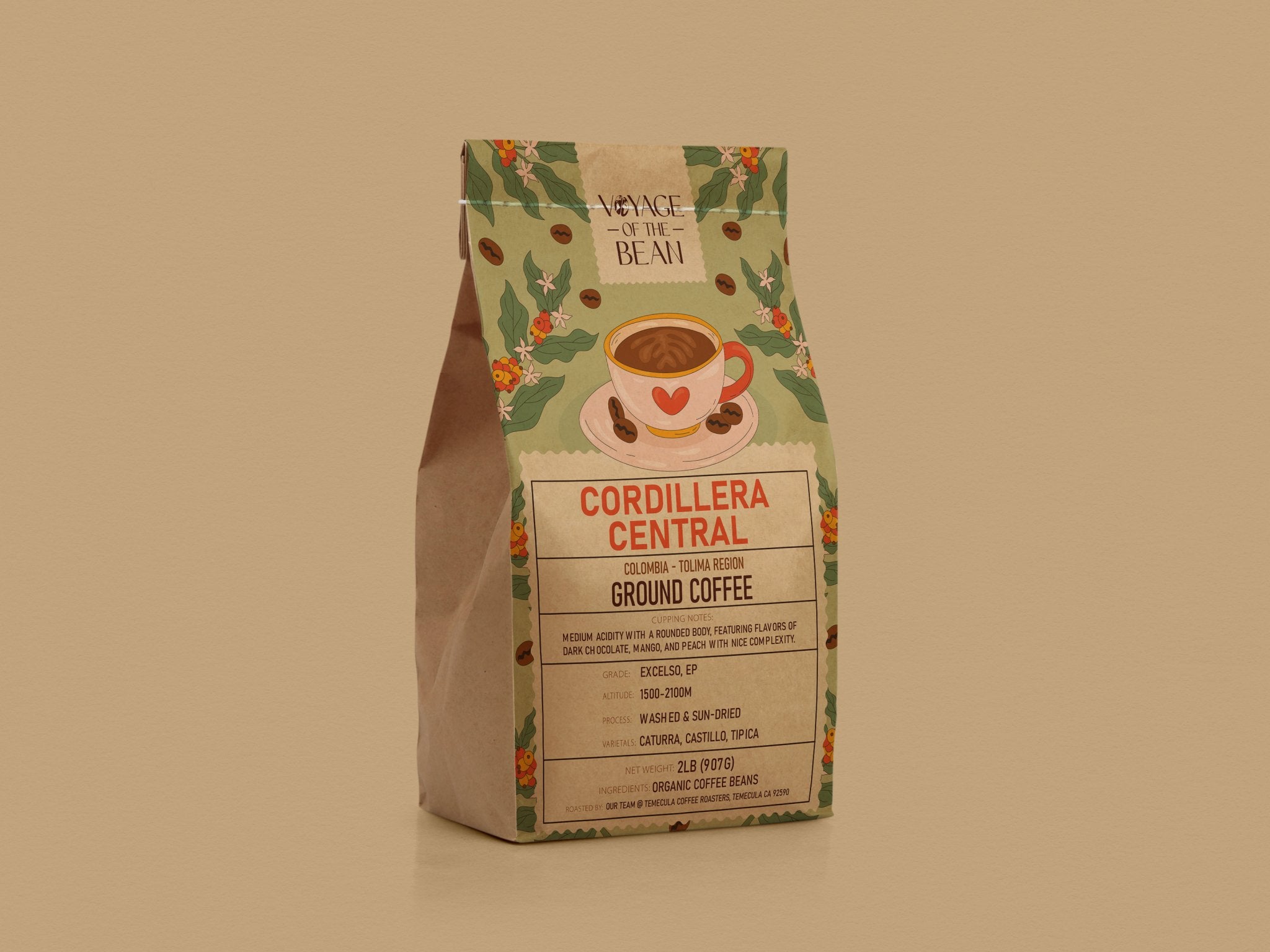 Cordillera Central - Reserva Colombiana - Voyage of the Bean